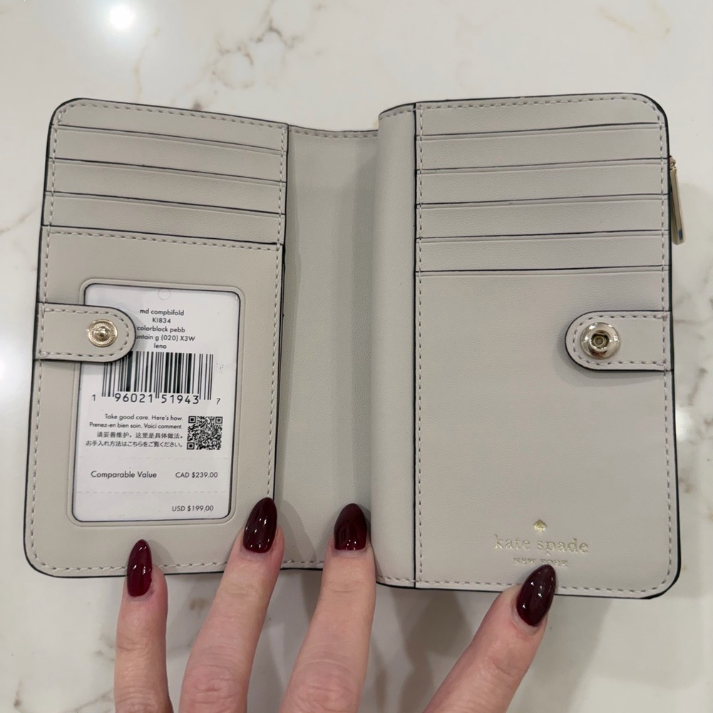 Kate Spade Medium Lena Bifold Wallet - Picture 5 of 8